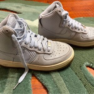 Nike High-Top Sneakers in Light Blue